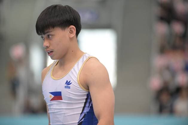 FIG APPARATUS WORLD CUP 2026 (CRO),Finals Day 1 (MAG, WAG), Hall Gradski vrt , Osijek, Croatia, 11.04.2026 YULO Karl Jahrel Eldrew (PHI) during FIG APPARATUS WORLD CUP 2026 (CRO),Final Day 1, FLOOR (MAG), Hall Gradski vrt , Osijek, Croatia, 11.04.2026 *** FIG APPARATUS WORLD CUP 2026 CRO ,Finals Day 1 MAG, WAG , Hall Gradski vrt , Osijek, Croatia, 11 04 2026 YULO Karl Jahrel Eldrew PHI during FIG APPARATUS WORLD CUP 2026 CRO ,Final Day 1, FLOOR MAG , Hall Gradski vrt , Osijek, Croatia, 11 04 2026 Copyright: xBEAUTIFULxSPORTS Stanusicx