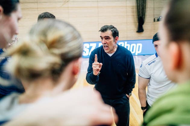 BB-1BL Damen Syntainics MBC Lions - BC Pharmaserv Marburg Jose Araujo (BC Pharmaserv Marburg) waehrend der Saison 2025-2026 im Halbfinale Playoff im Spiel 1 von 5 in der DBBL Toyota Bundesliga Syntainics MBC Lions und BC Pharmaserv Marburg in der SWH Arena am 11. April 2026 in Halle Saale, Sachsen Anhalt, Deutschland