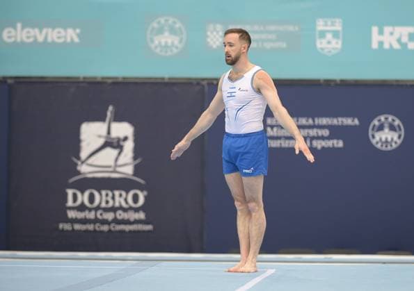 FIG APPARATUS WORLD CUP 2026 (CRO),Finals Day 1 (MAG, WAG), Hall Gradski vrt , Osijek, Croatia, 11.04.2026 DOLGOPYAT Artem (ISR) during FIG APPARATUS WORLD CUP 2026 (CRO),Final Day 1, FLOOR (MAG), Hall Gradski vrt , Osijek, Croatia, 11.04.2026 *** FIG APPARATUS WORLD CUP 2026 CRO ,Finals Day 1 MAG, WAG , Hall Gradski vrt , Osijek, Croatia, 11 04 2026 DOLGOPYAT Artem ISR during FIG APPARATUS WORLD CUP 2026 CRO ,Final Day 1, FLOOR MAG , Hall Gradski vrt , Osijek, Croatia, 11 04 2026 Copyright: xBEAUTIFULxSPORTS Stanusicx