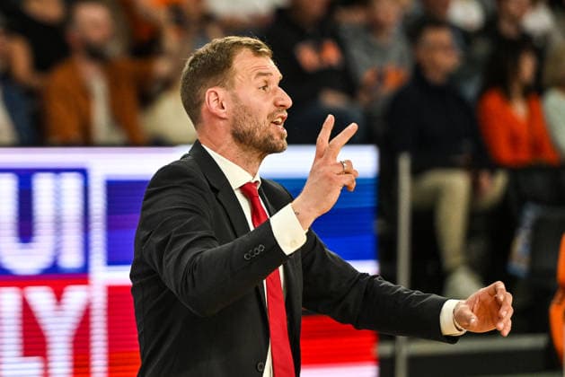 GER, BBL, ratiopharm Ulm vs BMA 365 Bamberg Baskets 11.04.2026, ratiopharm arena, Neu-Ulm, GER, BBL, ratiopharm Ulm vs BMA 365 Bamberg Baskets, im Bild Anton Gavel (Bamberg)
