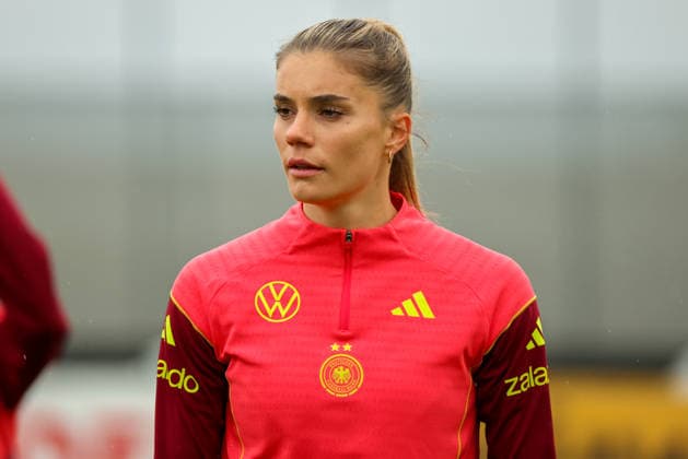 Herzogenaurach, Deutschland, 12. April 2026: Länderspielmaßnahme Vorbereitung auf das Frauen WM-Qualifikationsspiel gegen Österreich - Training in Herzogenaurach Im Bild: Selina Cerci (Deutschland) Copyright: HMBxMedia MadeleinexFantini