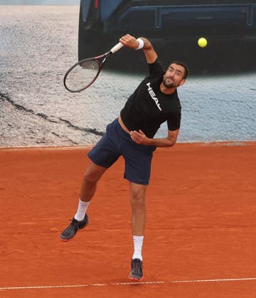 11.04.2026, BMW Open 2026, ATP, Tennis Herren Tour 500, MTTC Iphitos, Muenchen, Tennis, im Bild: Marin Cilic (CRO)