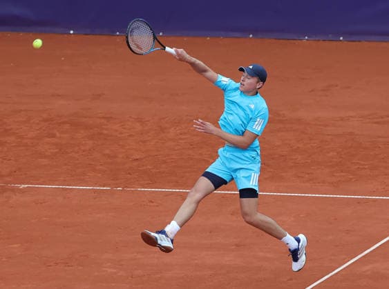 12.04.2026, BMW Open 2026, ATP, Tennis Herren Tour 500, MTTC Iphitos, Muenchen, Tennis, im Bild: Justin Engel (GER)