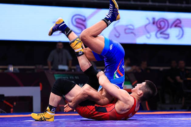 Senior Wrestling Asian Championships 61kg FS - Ahmad Masoud Mohammadnezhadjavan (IRI) df. Changsu Kim (KOR)