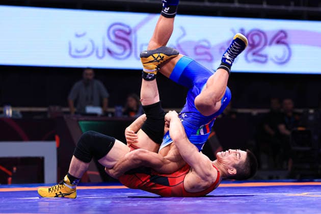 Senior Wrestling Asian Championships 61kg FS - Ahmad Masoud Mohammadnezhadjavan (IRI) df. Changsu Kim (KOR)