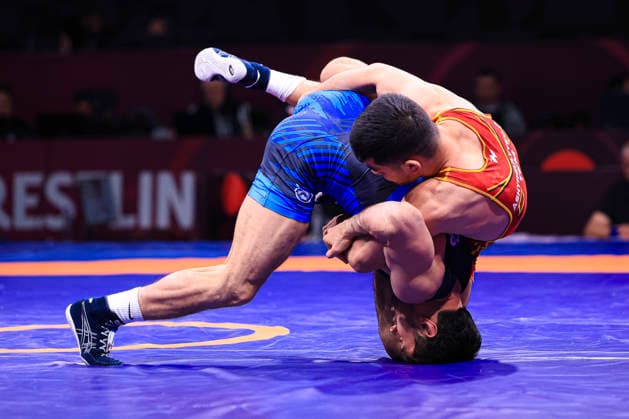 Senior Wrestling Asian Championships 61kg FS - Gulomjon Abdullaev (UZB) df. Azatberdi Ashyrgulyyev (TKM)