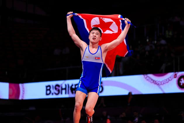 Senior Wrestling Asian Championships 61kg FS - Kwang Myong Kim (PRK)