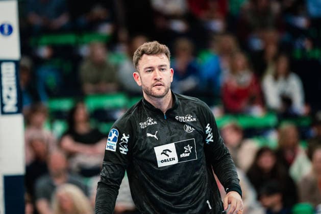 HBL: HSV Hamburg vs. THW Kiel, 12.04.2026 Gonzalo PÃ rez de Vargas (THW Kiel, 1); HBL: HSV Hamburg vs. THW Kiel am 12.04.2026 in der Barclays Arena, Hamburg Copyright: xBEAUTIFULxSPORTS Tonhäuserx