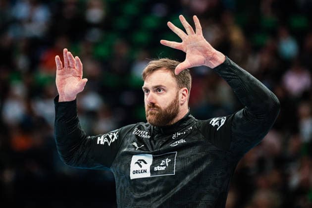 HBL: HSV Hamburg vs. THW Kiel, 12.04.2026 Andreas Wolff (THW Kiel, 33); HBL: HSV Hamburg vs. THW Kiel am 12.04.2026 in der Barclays Arena, Hamburg Copyright: xBEAUTIFULxSPORTS Tonhäuserx