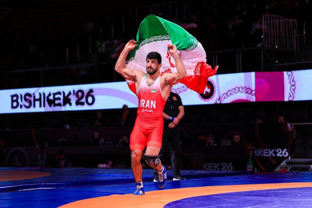Senior Wrestling Asian Championships 86kg FS - Kamran Ghorban Ghasempour (IRI)