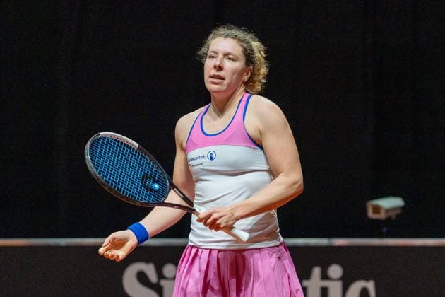 Anna-Lena Friedsam, enttäuscht, unzufrieden, Zeynep Sonmez vs. Anna-Lena Friedsam, Tennis, ATP, Tennis Herren Turnier, WTA, Tennis Damen 500, Porsche Tennis Grand-Prix, Court 1, Qualifikation, 12.04.2026, Zeynep Sonmez vs. Anna-Lena Friedsam, Tennis, ATP-Turnier, WTA 500, Porsche Tennis Grand-Prix, Court 1, Qualifikation, 12.04.2026, Stuttgart Copyright: xEibner-Pressefoto EdwardxCheungx EP_ECG