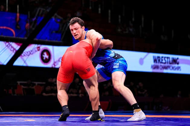 Senior Wrestling Asian Championships 92kg FS - Iakov Chaplin (KGZ) df. Hade Ayidusi (CHN)