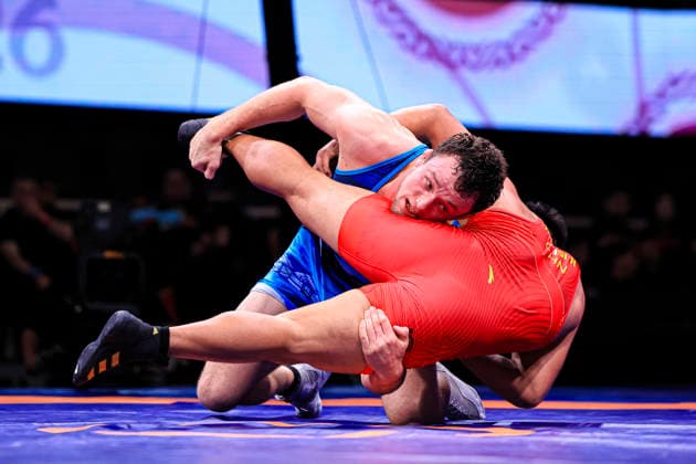 Senior Wrestling Asian Championships 92kg FS - Iakov Chaplin (KGZ) df. Hade Ayidusi (CHN)