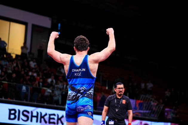 Senior Wrestling Asian Championships 92kg FS - Iakov Chaplin (KGZ)
