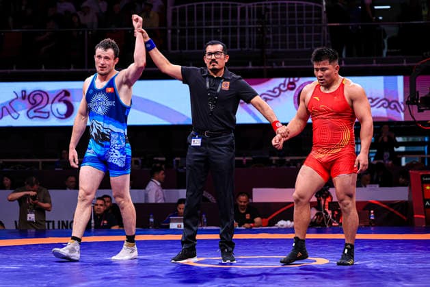 Senior Wrestling Asian Championships 92kg FS - Iakov Chaplin (KGZ)