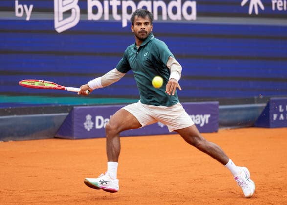 Sumit Nagal (IND) Tennis - BMW Open 2026 - ATP, Tennis Herren 500 - MTTC Iphitos - Muenchen - Bayern - Deutschland - 12 April 2026. Copyright: xJuergenxHasenkopfx