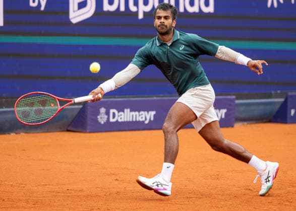 Sumit Nagal (IND) Tennis - BMW Open 2026 - ATP, Tennis Herren 500 - MTTC Iphitos - Muenchen - Bayern - Deutschland - 12 April 2026. Copyright: xJuergenxHasenkopfx