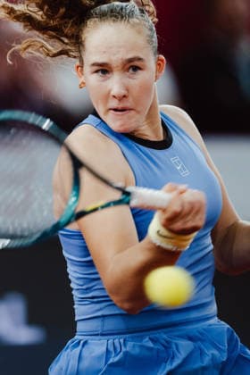 TENNIS - WTA, Tennis Damen Upper Austria Ladies Linz LINZ,AUSTRIA,12.APR.26 - TENNIS - WTA Tour, Upper Austria Ladies Linz. Image shows Mirra Andreeva (RUS).  GEPAxpictures xAlexanderxSolc