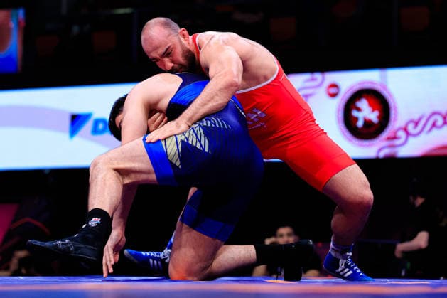 Senior Wrestling Asian Championships 125kg FS - Amir Hossein Abbas Zare (IRI) df. Shamil Magomed A Sharipov (BRN)