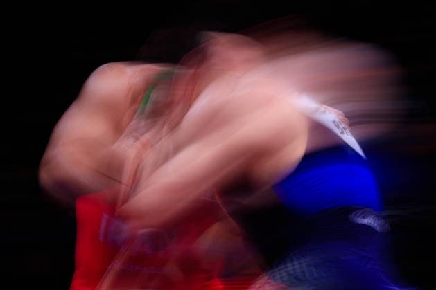 Senior Wrestling Asian Championships 125kg FS - Amir Hossein Abbas Zare (IRI) df. Shamil Magomed A Sharipov (BRN)