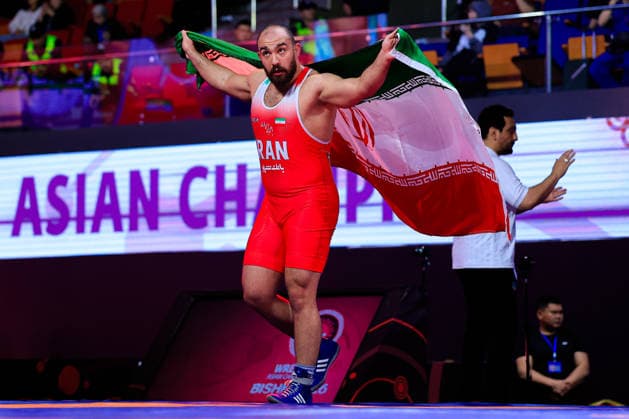 Senior Wrestling Asian Championships 125kg FS - Amir Hossein Abbas Zare (IRI)