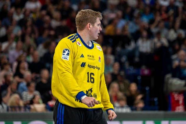 12.04.2026, xdobgx, Handball Daikin HBL, Handball Verein Hamburg - THW Kiel v.l. Robin Paulsen Haug (Handball Sport Verein Hamburg, 16) Portrait, Portraet, Einzelbild