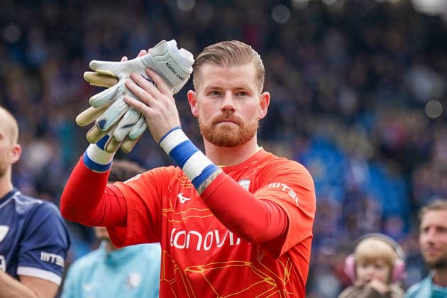 Deutschland: Fussball 2. Bundesliga 2025 - 2026, 29. Spieltag - VfL Bochum vs Eintracht Braunschweig - Vonovia Ruhrstadion: Timo Horn (VfL Bochum, 1)