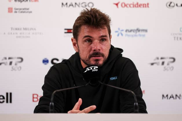 April 12, 2026, Barcelona, Barcelona, Spain: Stan Wawrinka of Switzerland attends his press conference, PK, Pressekonferenz during of the Barcelona Open Banc Sabadell 2026 at Real Club de Tenis Barcelona on April 12, 2026 in Barcelona, Spain. Barcelona Open Banc Sabadell - Conde Godo 2026 Day 2  - ZUMAa181 20260412_zaa_a181_408 Copyright: xJavierxBorregox