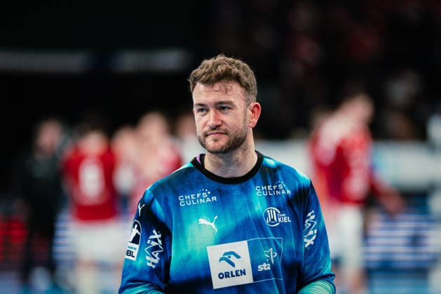 HBL: HSV Hamburg vs. THW Kiel, 12.04.2026 Gonzalo PÃ rez de Vargas (THW Kiel, 1); HBL: HSV Hamburg vs. THW Kiel am 12.04.2026 in der Barclays Arena, Hamburg Copyright: xBEAUTIFULxSPORTS Tonhäuserx