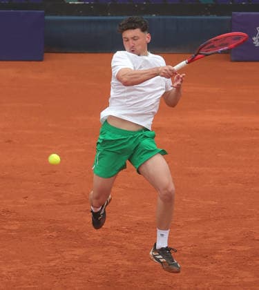 12.04.2026, BMW Open 2026, ATP, Tennis Herren Tour 500, MTTC Iphitos, Muenchen, Tennis, im Bild: Max Hans Rehberg (GER)