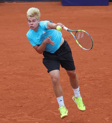 12.04.2026, BMW Open 2026, ATP, Tennis Herren Tour 500, MTTC Iphitos, Muenchen, Tennis, im Bild: Diego Dedura (GER)