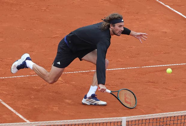 12.04.2026, BMW Open 2026, ATP, Tennis Herren Tour 500, MTTC Iphitos, Muenchen, Tennis, im Bild: Stefano Tsisipas ( GRE )