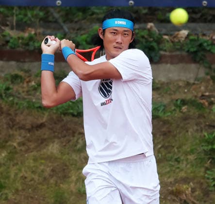 12.04.2026, BMW Open 2026, ATP, Tennis Herren Tour 500, MTTC Iphitos, Muenchen, Tennis, im Bild: Zhang Zhizhen ( CHI )
