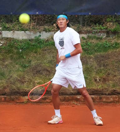 12.04.2026, BMW Open 2026, ATP, Tennis Herren Tour 500, MTTC Iphitos, Muenchen, Tennis, im Bild: Zhang Zhizhen ( CHI )