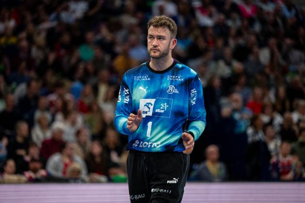 12.04.2026, xdobgx, Handball Daikin HBL, Handball Verein Hamburg - THW Kiel v.l. Gonzalo Perez De Vargas (Kiel, 1) Portrait, Portraet, Einzelbild