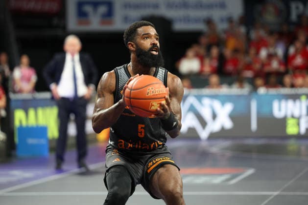 Corey Davis (Niners Chemnitz, 05), GER, FC Bayern Basketball vs. Niners Chemnitz, Basketball, easycredit Basketball Bundesliga, 29. Spieltag, Saison 2025 2026, 12.04.2026, GER, FC Bayern Basketball vs. Niners Chemnitz, Basketball, easycredit Basketball Bundesliga, 29. Spieltag, Saison 2025 2026, 12.04.2026 Muenchen Copyright: xEibner-Pressefoto JennixMaulx EP_JML