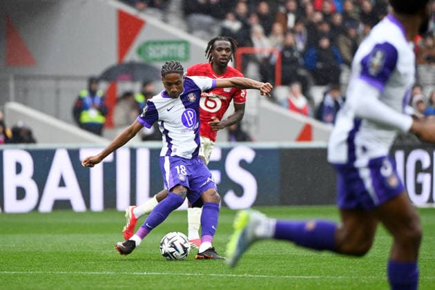 Toulouse FC v Lille OSC - Ligue 1 McDonald s 2025 2026 18 Pape Demba DIOP (tfc) during the Ligue 1 McDonald s match between Toulouse and Lille at Stadium de Toulouse on April 12, 2026 in Toulouse, France. Toulouse France  Copyright: xFEPx 776348348