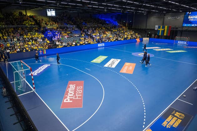 260412 Craft Arena ahead of the women s EHF EURO Qualification, EM, Europameisterschaft handball match between Sweden and Lithuania on April 12, 2026 in Kosta. Photo: Suvad Mrkonjic BILDBYRAN COP 170 SM0457 handball handboll handball kval em em-kval qualification womens ehf euro qualification sverige sweden litauen lithuania dam bbeng sverige sweden Copyright: SUVADxMRKONJIC BB260412SM014