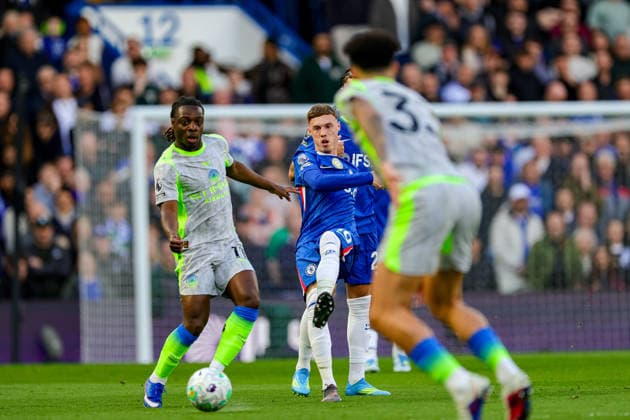 Chelsea v Manchester City, Premier League Cole Palmer (10) of Chelsea during the Premier League match between Chelsea and Manchester City at Stamford Bridge, London, UK on 12 April 2026. Editorial use only DataCo restrictions apply See www.football-dataco.com , Copyright: xNigelxKeenex PSI-24056-0060