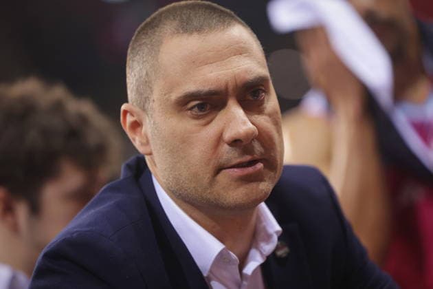 Trainer Marko Stankovic Telekom Baskets Bonn vs. Basketball Löwen (Loewen) Braunschweig 29. Speiltag - Saison 2025 26