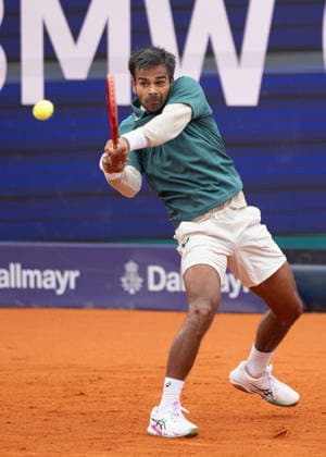 Sumit Nagal (IND) Tennis - BMW Open 2026 - ATP, Tennis Herren 500 - MTTC Iphitos - Muenchen - Bayern - Deutschland - 12 April 2026. Copyright: xJuergenxHasenkopfx