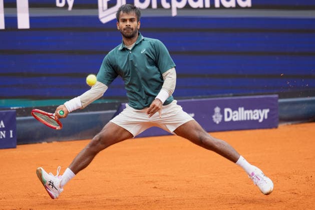 Sumit Nagal (IND) Tennis - BMW Open 2026 - ATP, Tennis Herren 500 - MTTC Iphitos - Muenchen - Bayern - Deutschland - 12 April 2026. Copyright: xJuergenxHasenkopfx