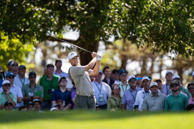 260412 Alex Noren of Sweden during the final round of the 2026 Masters Golf Tournament on April 12, 2026 in Augusta. Photo: Petter Arvidson BILDBYRAN kod PA PA1196 golf masters bbeng the masters augusta sweden sverige Copyright: PETTERxARVIDSON BB260412PA012