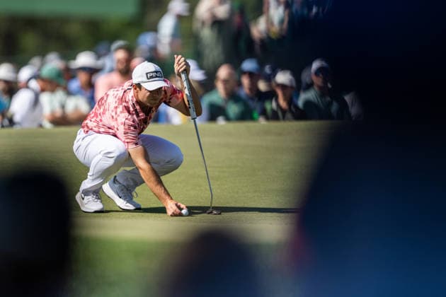 260412 Viktor Hovland of Norway during the final round of the 2026 Masters Golf Tournament on April 12, 2026 in Augusta. Photo: Petter Arvidson BILDBYRAN kod PA PA1196 golf masters bbeng the masters augusta norge norway Copyright: PETTERxARVIDSON BB260412PA018