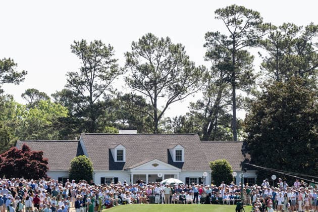 260412 Kristoffer Reitan of Norway during the final round of the 2026 Masters Golf Tournament on April 12, 2026 in Augusta. Photo: Petter Arvidson BILDBYRAN kod PA PA1196 golf masters bbeng the masters augusta norge norway Copyright: PETTERxARVIDSON BB260412PA033