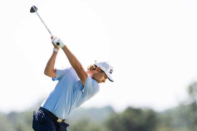 260412 Kristoffer Reitan of Norway during the final round of the 2026 Masters Golf Tournament on April 12, 2026 in Augusta. Photo: Petter Arvidson BILDBYRAN kod PA PA1196 golf masters bbeng the masters augusta norge norway Copyright: PETTERxARVIDSON BB260412PA035
