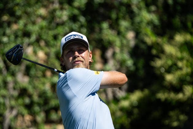 260412 Kristoffer Reitan of Norway during the final round of the 2026 Masters Golf Tournament on April 12, 2026 in Augusta. Photo: Petter Arvidson BILDBYRAN kod PA PA1196 golf masters bbeng the masters augusta norge norway Copyright: PETTERxARVIDSON BB260412PA036