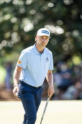 260412 Kristoffer Reitan of Norway during the final round of the 2026 Masters Golf Tournament on April 12, 2026 in Augusta. Photo: Petter Arvidson BILDBYRAN kod PA PA1196 golf masters bbeng the masters augusta norge norway Copyright: PETTERxARVIDSON BB260412PA041