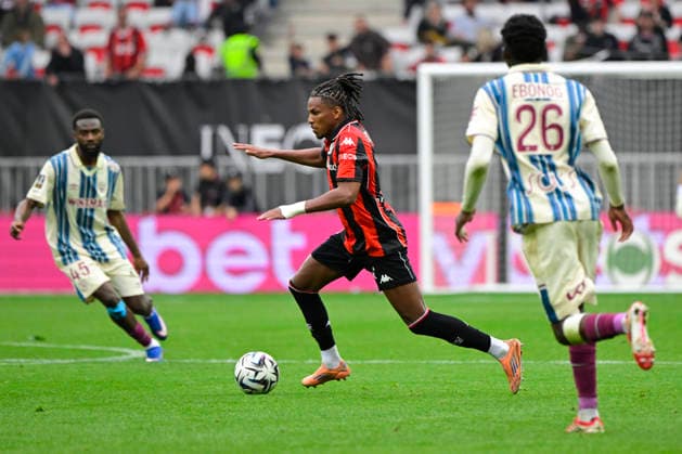 FOOTBALL : OGC Nice VS Le Havre AC - Ligue 1 McDonald s - 12 04 2026 Hicham Boudaoui (OGC Nice) - Ligue 1 McDonald™s match between OGC Nice and Le Havre Athletic Club on April 12, 2026 at the Allianz Riviera Stadium in Nice. NiceFrance  Copyright: xWilliamxCannarellax