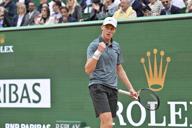 Tennis - Monte Carlo Rolex Masters 2026 - ATP, Tennis Herren - 12 04 2026 - Tennis - Monte Carlo Rolex Masters 2026 - ATP - 12 04 2026 - Finale SInner Alcaraz Victoire du Suisse - Melanie de Massy - Charlene de Monaco - Prince ALbert der Monaco Monaco  Copyright: xChryslenexCaillaud Psnewzx